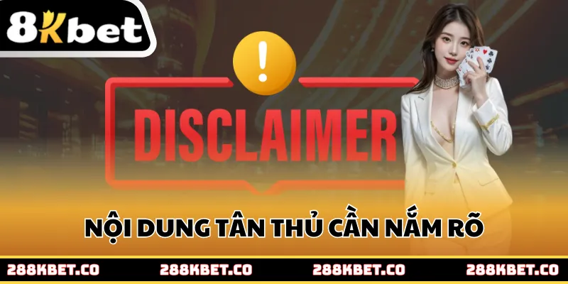 Nội dung tân thủ cần nắm rõ